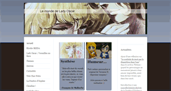 Desktop Screenshot of lemondeladyoscar.com